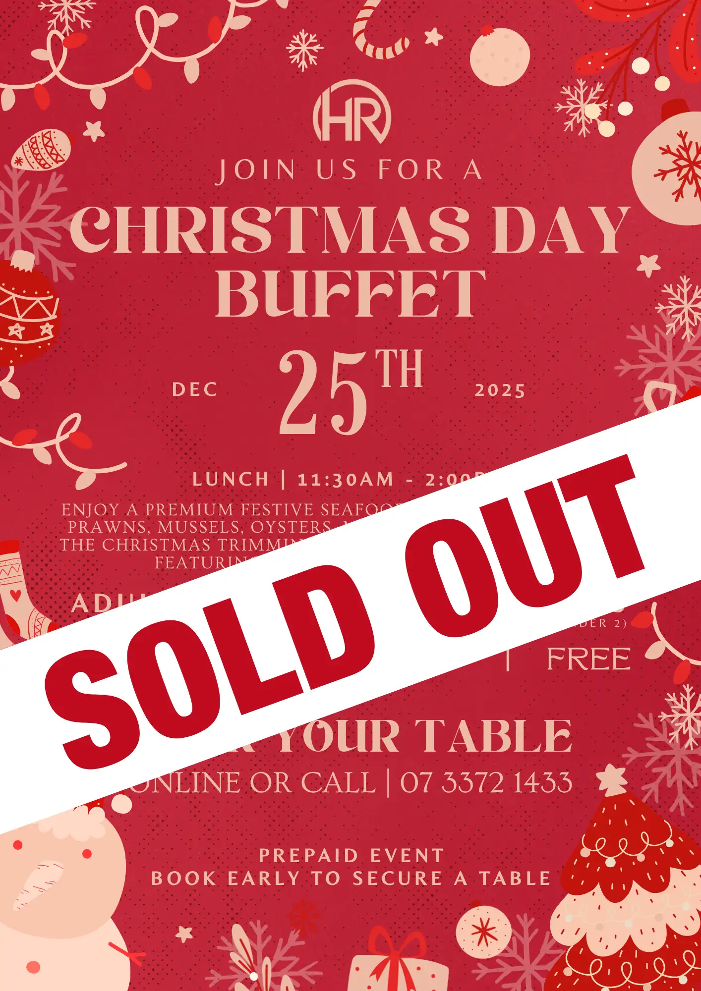 Christmas Day Buffet