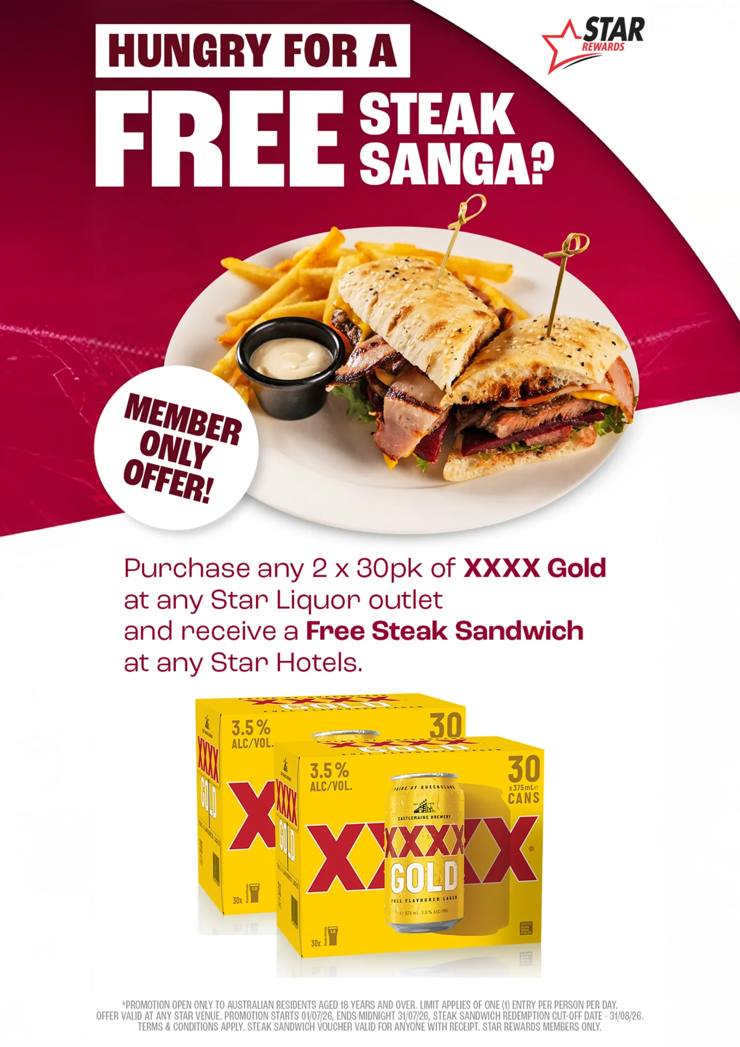 Tasty Steak Sandwich Reward